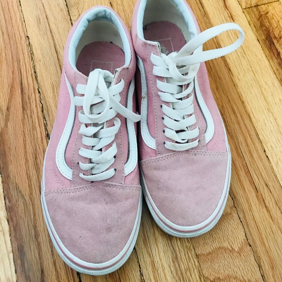 pink vans size 8